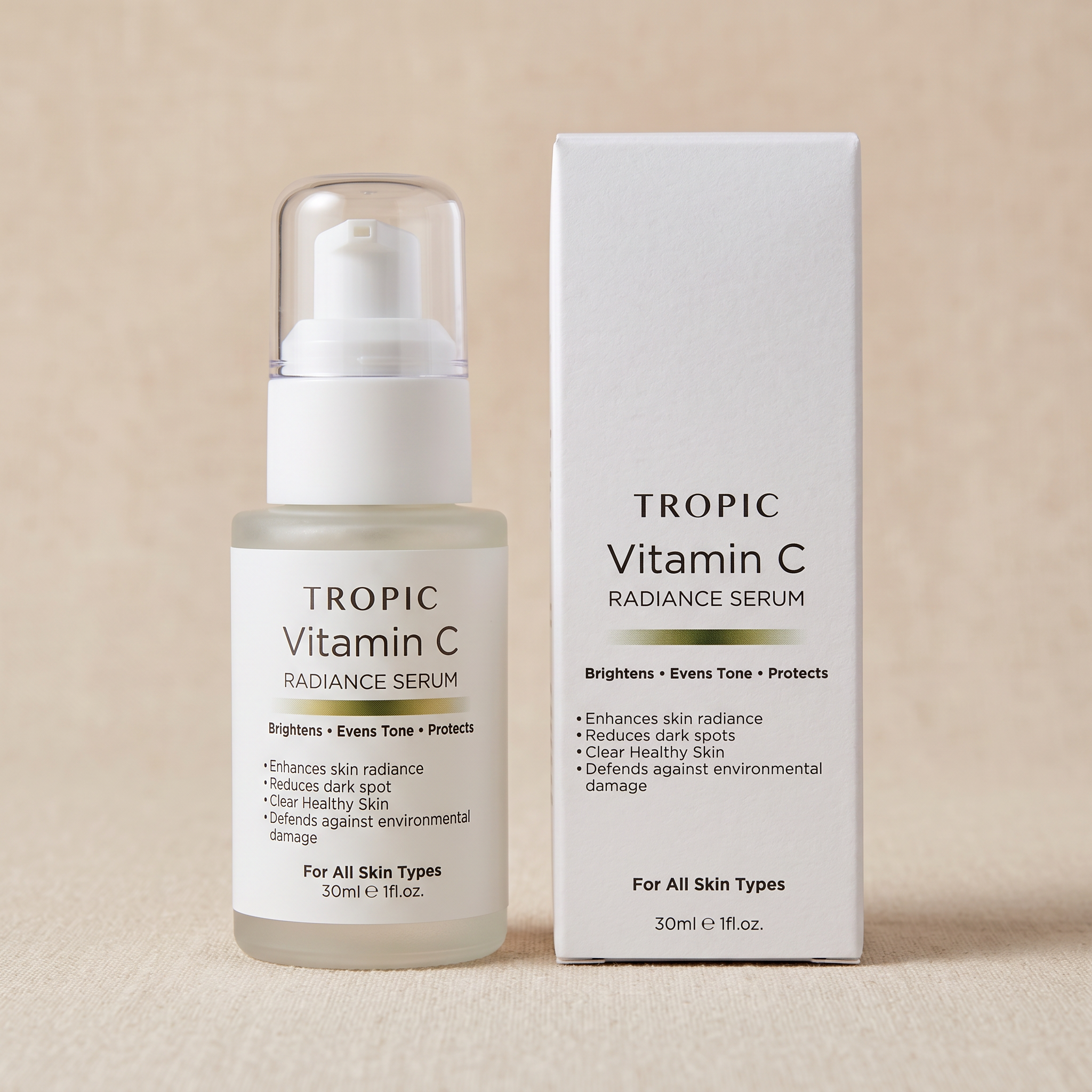 Tropic 4 Serum Bundle | Anti Acne, Vitamin C, Hydrating & Anti Aging